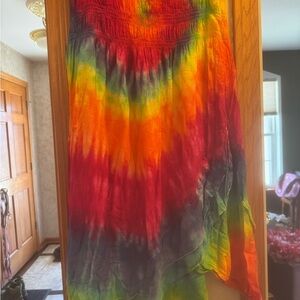 Vibrant Tie-Dye Women's Skirt
